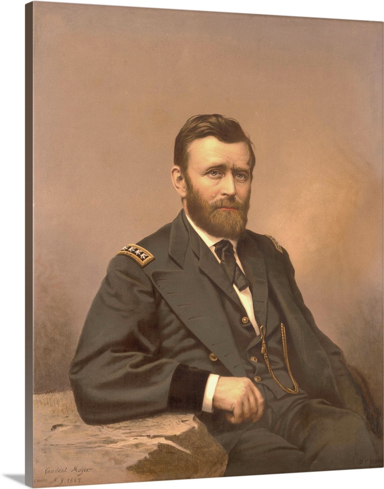 Painting of Lieutenant General Ulysses S. Grant, circa 1867.