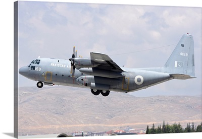 Pakistan Air Force C-130 Hercules Taking Off From Konya Air Base, Turkey