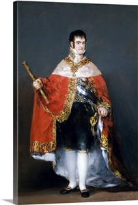 Portrait Of Ferdinand VII Of Spain Wearing His Royal Court Attire image thumbnail