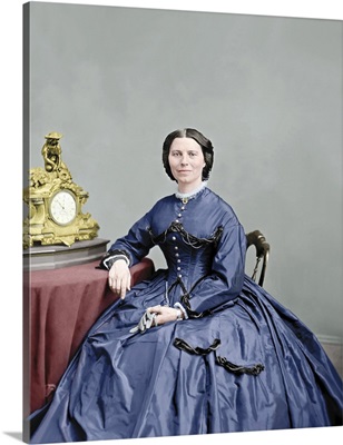 Portrait of Miss Clara Barton, circa 1866.