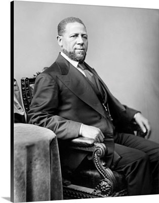 Portrait Of Mississippi Senator Hiram Rhodes Revels