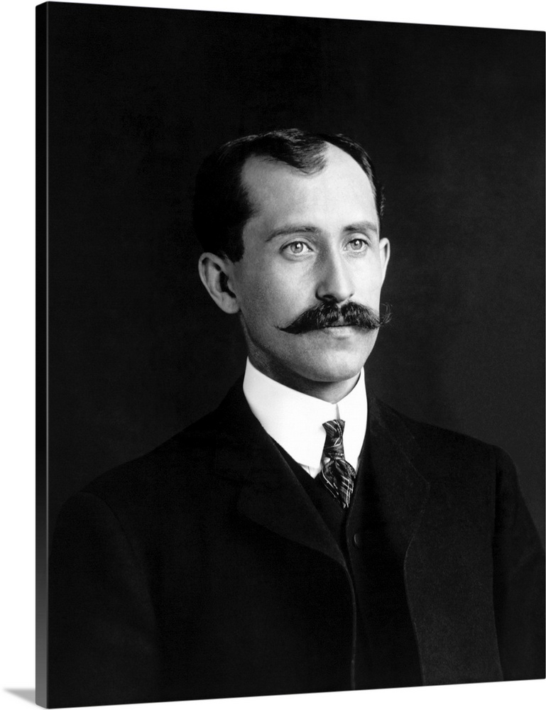 Portrait of Orville Wright, dated 1905.