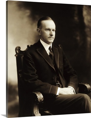 Portrait Of President Calvin Coolidge, Dated 1919