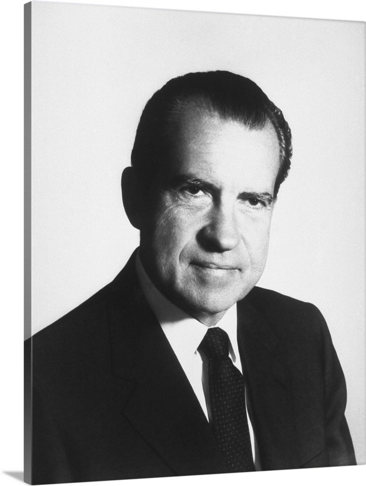 Portrait of President Richard Nixon.