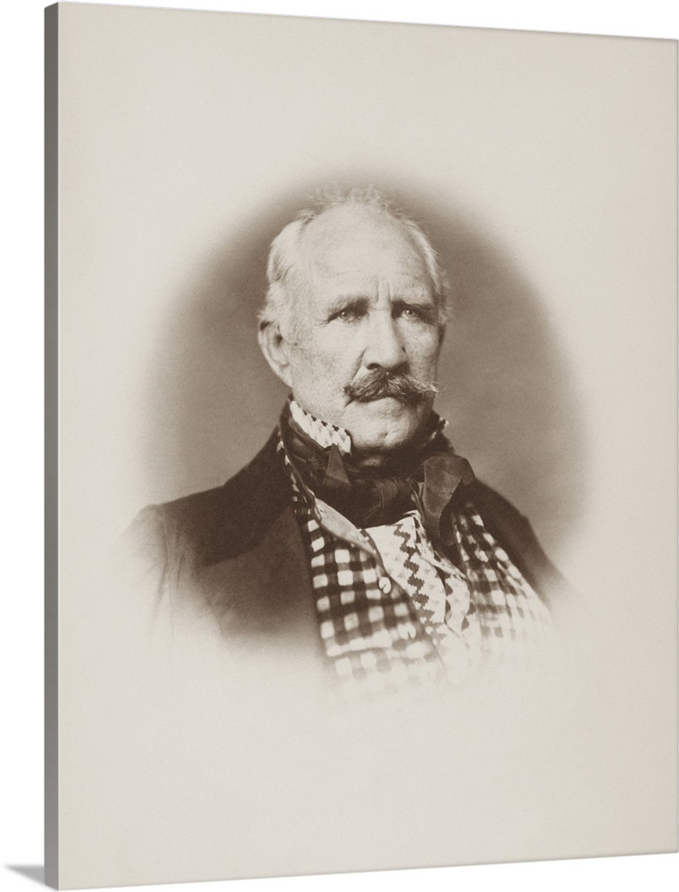 Portrait of Sam Houston, circa 1859.