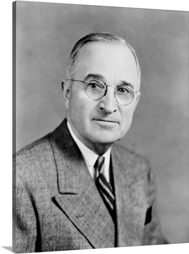 Presidential history photograph of President Harry S. Truman.