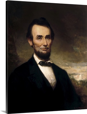 Presidential Portrait Of The 16th U.S. President, Abraham Lincoln