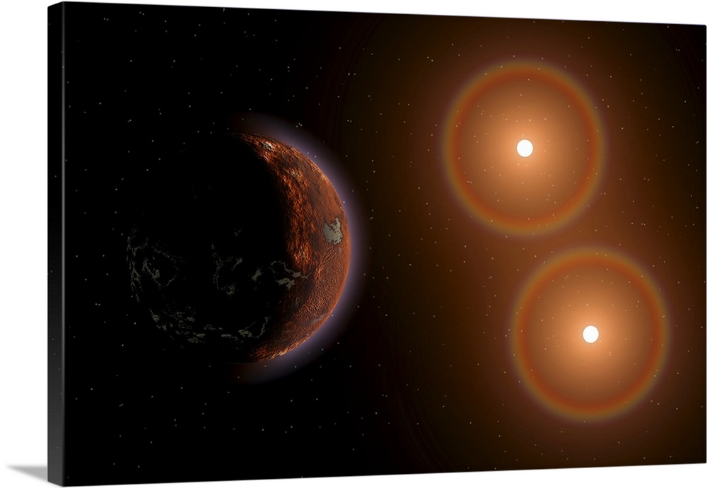 Proxima Centauri exoplanet orbiting the red dwarf star Alpha Centauri C.