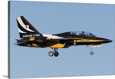 Republic Of Korea Air Force T-50 Advanced Trainer Of Black Eagle Aerobatic Team