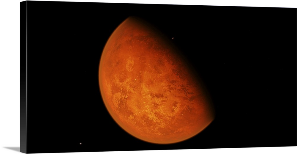 Artist's concept of rocky exoplanet TRAPPIST-1b.