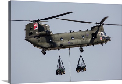 Royal Air Force CH-47 Mk6 Carrying Sling Loads