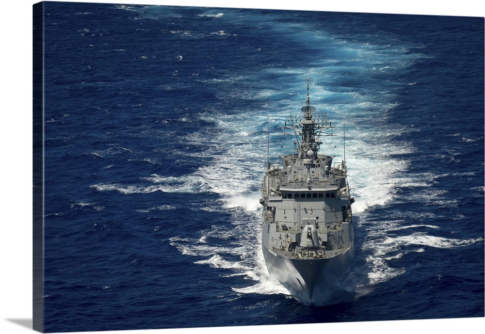 Royal New Zealand Navy ship HMNZS Te Kaha.