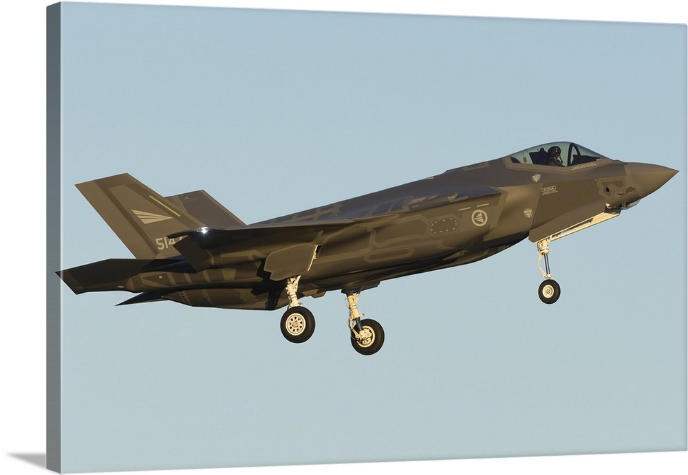 Royal Norwegian Air Force F-35A prepares for landing.