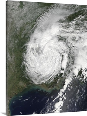 Satellite view of Tropical Depression Harvey over southcentral United States