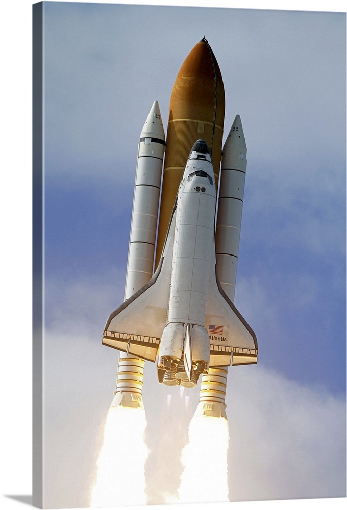 Space Shuttle Atlantis lifts off from Kennedy Space Center Florida