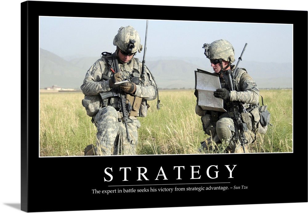 Strategy: Inspirational Quote and Motivational Poster Wall Art, Canvas  Prints, Framed Prints, Wall Peels | Great Big Canvas