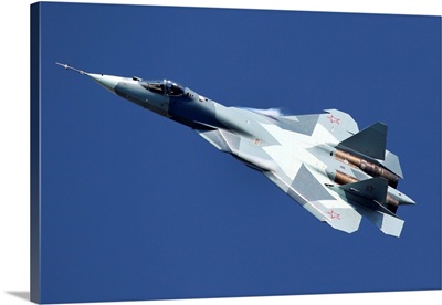 T-50 PAK-FA 051 BLUE Fifth Generation Jet Fighter Of The Russian Air Force