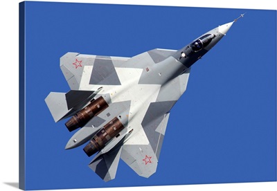 T-50 PAK-FA 051 BLUE Fifth Generation Jet Fighter Of The Russian Air Force