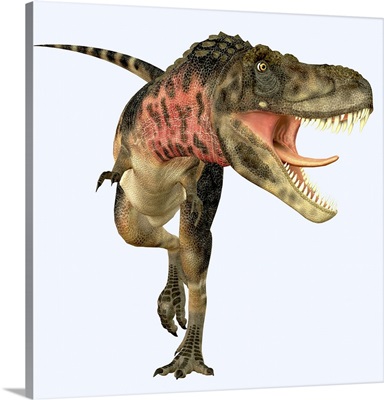 Tarbosaurus dinosaur roaring