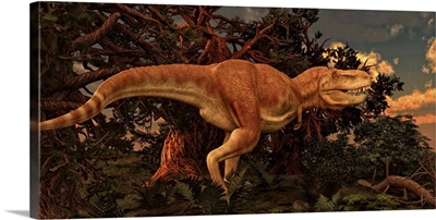 Tarbosaurus was a theropod dinosaur from the Late Cretaceous period