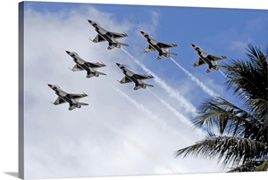The Air Force Thunderbirds demonstration team image thumbnail