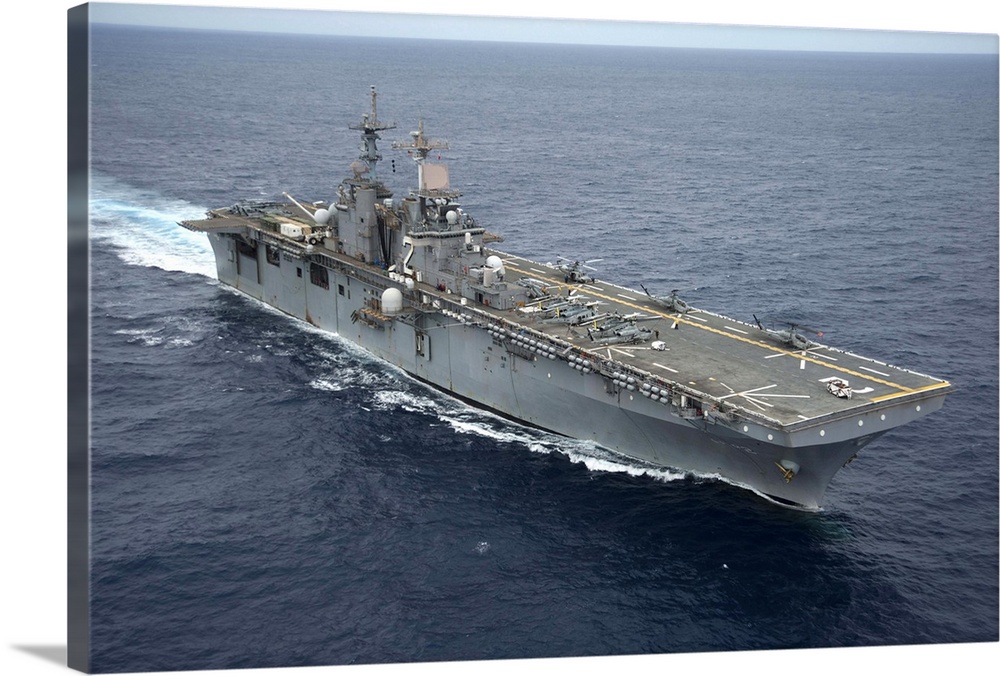 June 23, 2012 - The amphibious assault ship USS Essex transits through the Pacific Ocean.