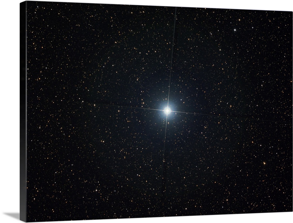 The bright star Altair in the constellation Aquila.