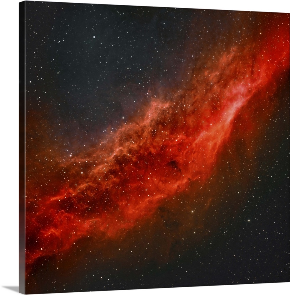 True color image of NGC 1499, The California Nebula.