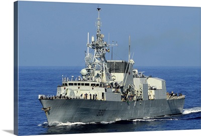 The Canadian patrol frigate HMCS Halifax