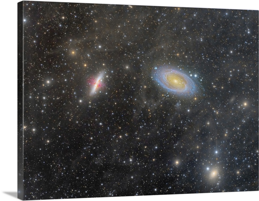 The Cigar Galaxy and Bode's Galaxy.