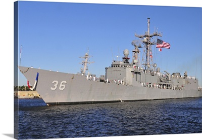 The Guided-Missile Frigate USS Underwood