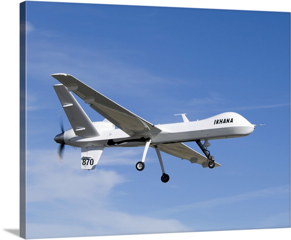 The Ikhana unmanned aircraft.