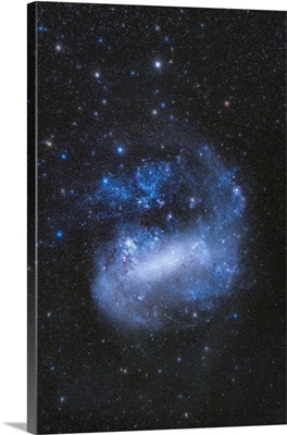 The Large Magellanic Cloud With The Surrounding Stars Of Mensa And Dorado