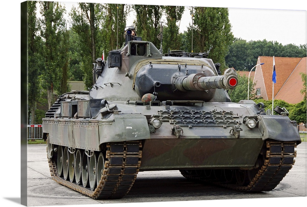 The Leopard 1A5 of the Belgian Army in action