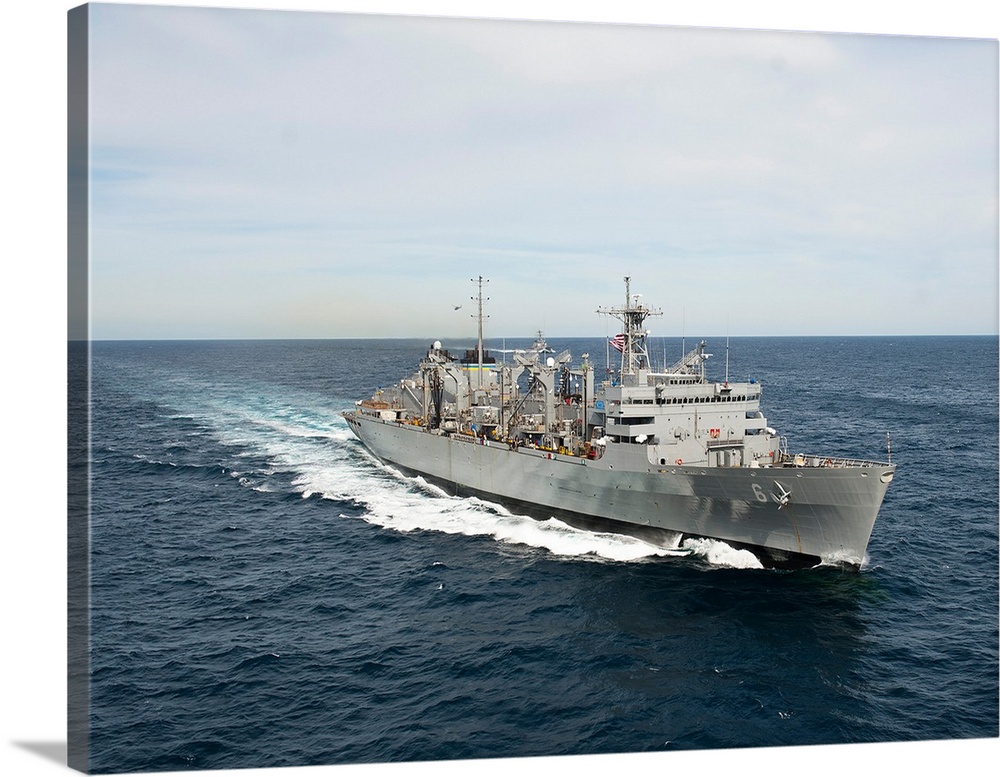 The Military Sealift Command fast combat support ship USNS Supply.