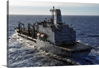 The Military Sealift Command fleet replenishment oiler USNS Guadalupe
