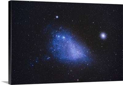 The Small Magellanic Cloud, With Globular Cluster NGC 104 At Right