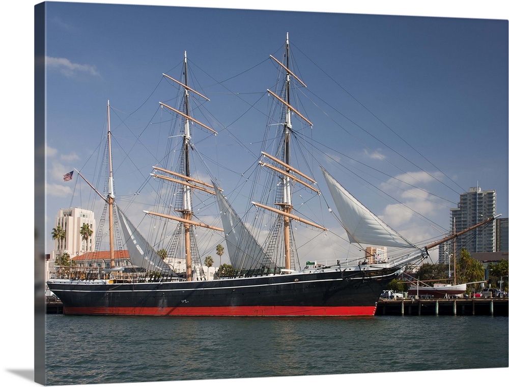 The Star of India is part of the Maritime Museum of San Diego and the world's oldest active sailing ship. Built at Ramsey ...