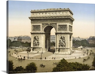 The The Arc De Triomphe De l'otoile During The 18th Century