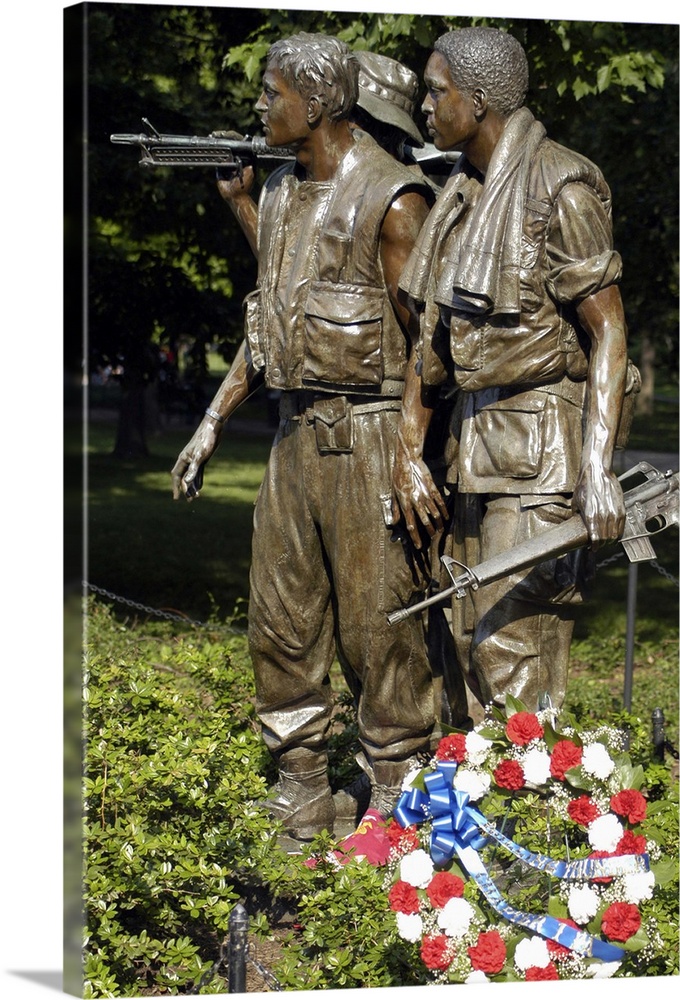 The Vietnam Veterans Memorial.