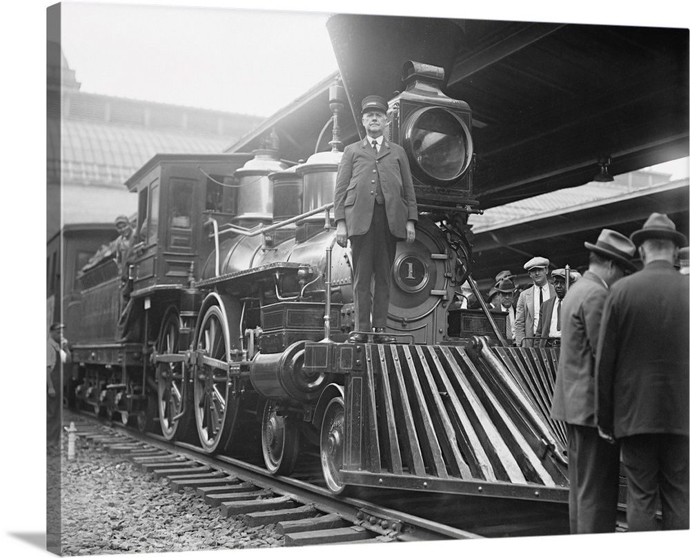 The William Crooks 4-4-0 steam locomotive, 1861.