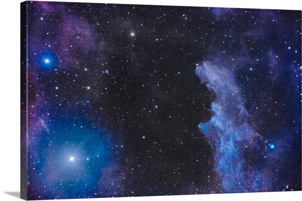 IC 2118, the Witch Head Nebula in Eridanus, illuminated by the bright star Rigel in Orion