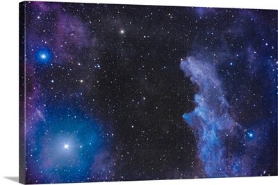 The Witch Head Nebula In Eridanus, Illuminated By The Bright Star Rigel In Orion