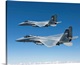 image thumbnail of Two F-15 Eagles from the 173rd Fighter Wing conduct air-to-air training over Central Oregon.