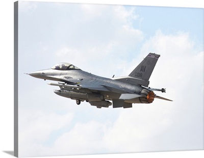 U.S. Air Force F-16CM Taking Off From Ovda Air Base, Israel