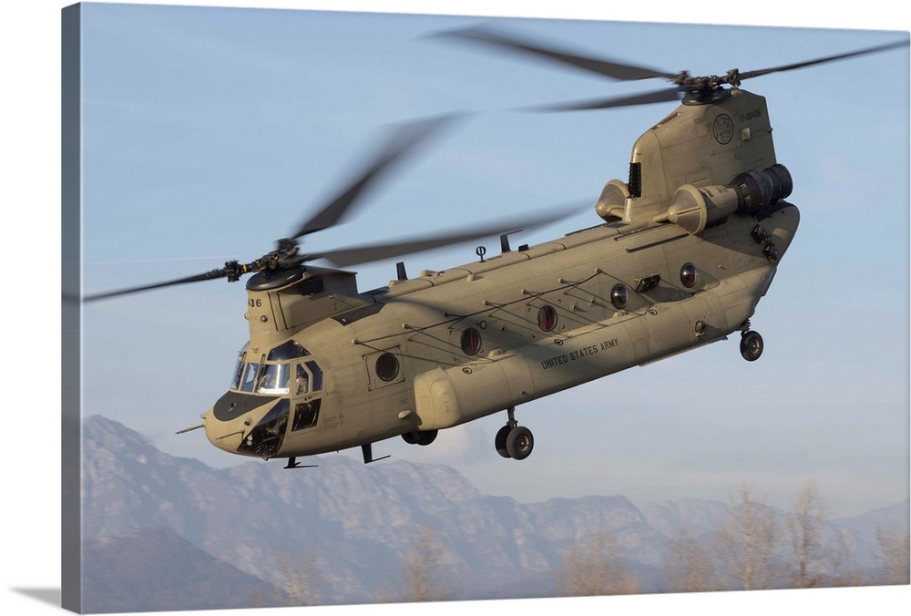 United States Army's CH-47F helicopter.