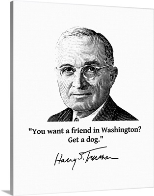 United States Political History Design Of President Harry Truman And A Funny Quote