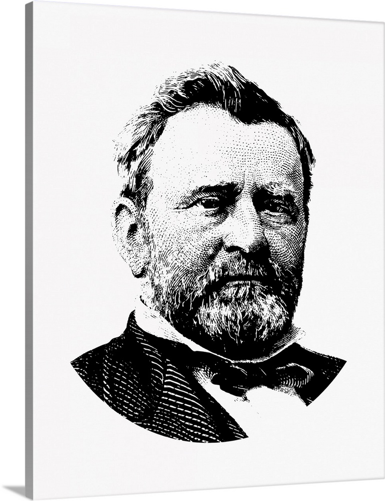 United States political history design of President Ulysses S. Grant.