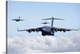 image thumbnail of U.S. Air Force C-17 Globemaster's in flight.