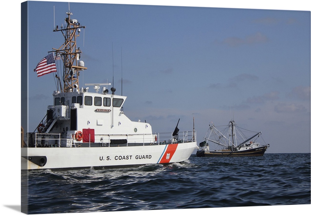 June 21, 2010 - The U.S. Coast Guard Cutter Marlin patrols the waters south of Pensacola Bay to support more than 20 vesse...